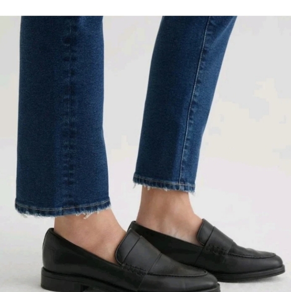 AG Adriano Goldschmied Jeans Womens 27 Blue Saige High Rise Straight - Picture 4 of 12